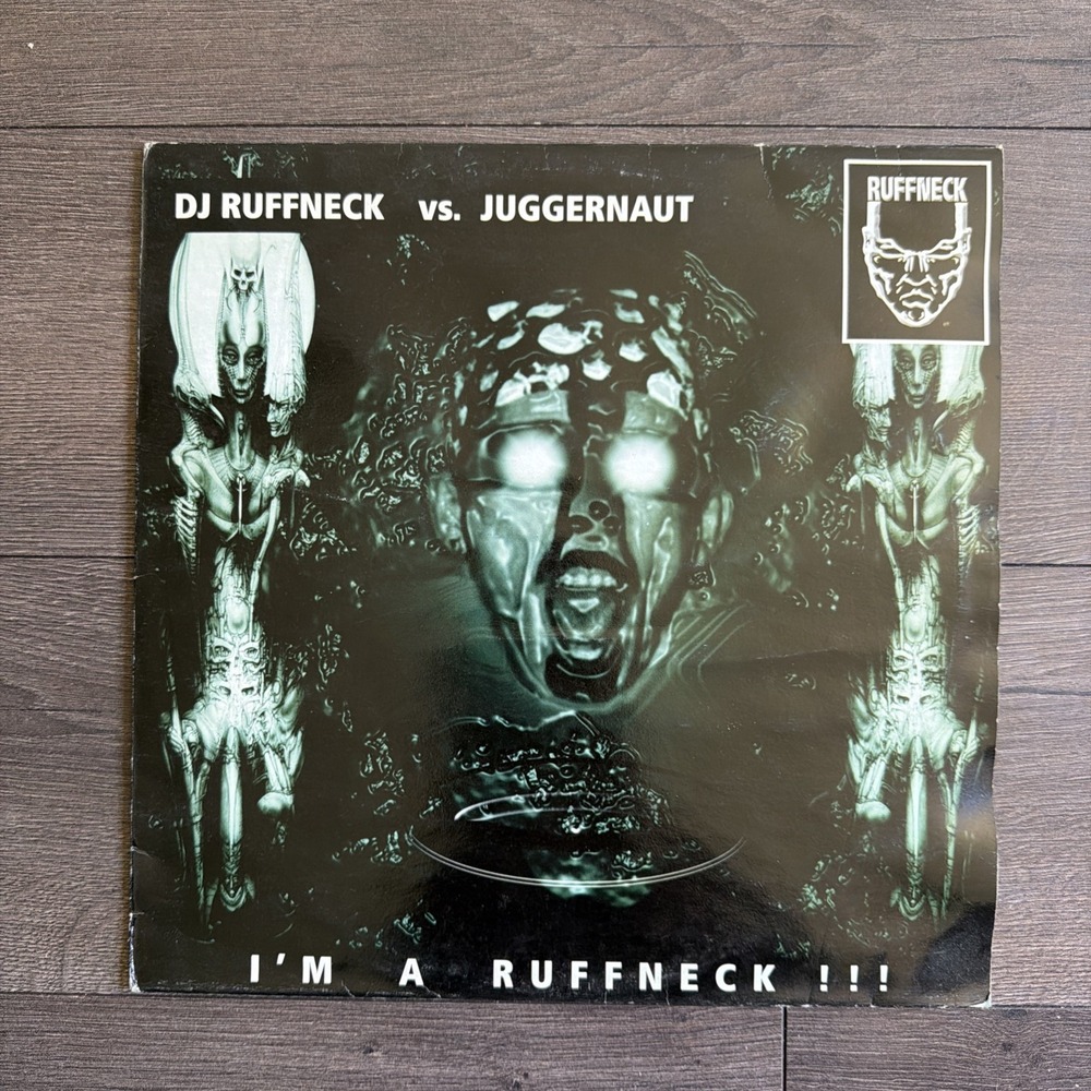 DJ Ruffneck Vs. Juggernaut I'm A Ruffneck GABBER GABBA HARDCORE Netherlands VG+